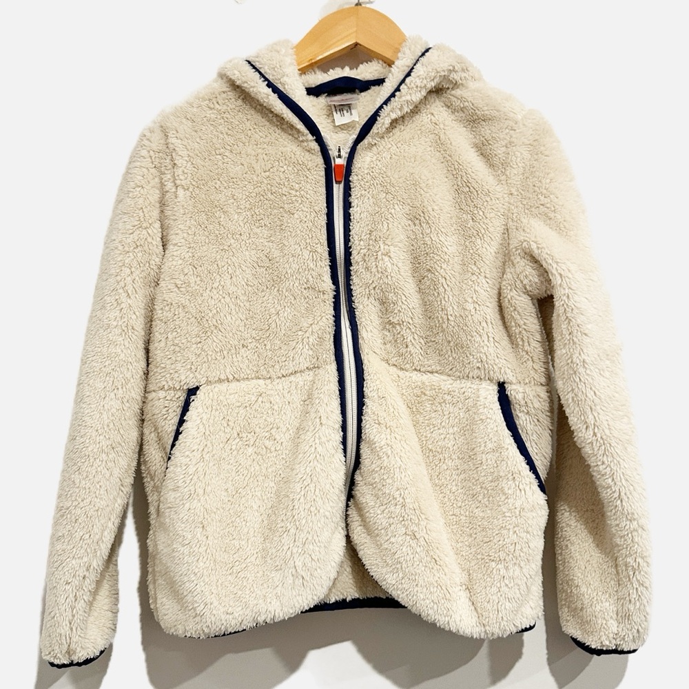 Hanna Andersson Teddy Hoodie Size 8